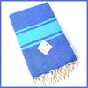 Turkish Towel / Sarong / Beach Towel - Set of 3 Blue - Leila Jewels