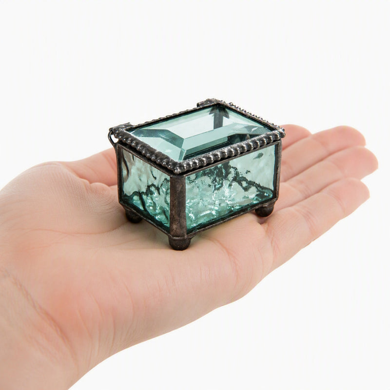 Small Stained Glass Ring Box