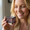 Small Amethyst Glass Ring Box - Leila Jewels