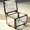 Small Iridescent Glass Ring Box - Leila Jewels