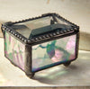 Small Iridescent Glass Ring Box - Leila Jewels