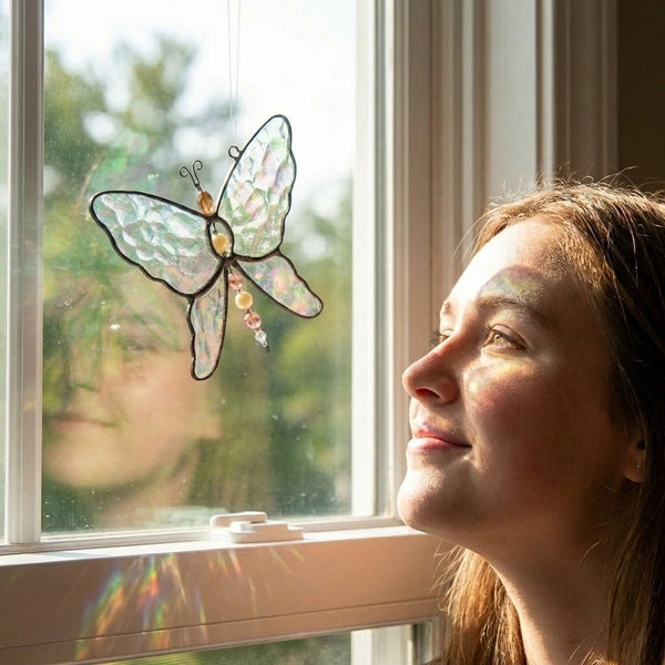 Iridescent Butterfly Sun Catcher - Leila Jewels