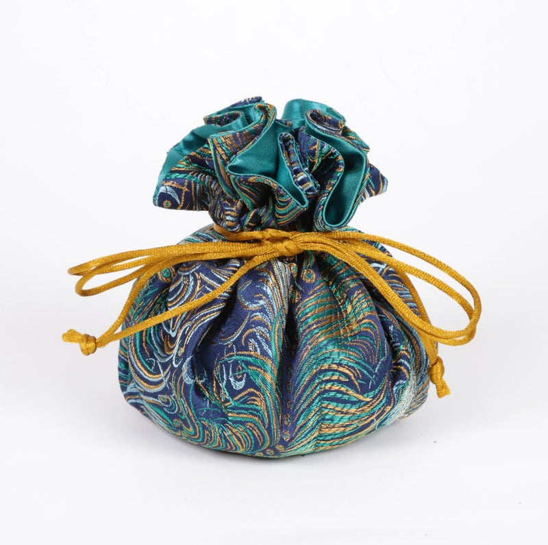 Brocade Jewelry Pouch