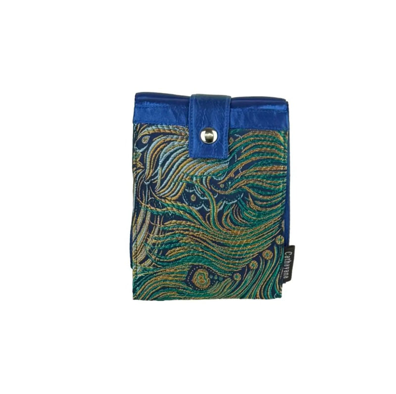 Foldable Brocade and Satin Tote Bag