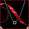 Sterling Pavé Sunburst Necklace - Leila Jewels