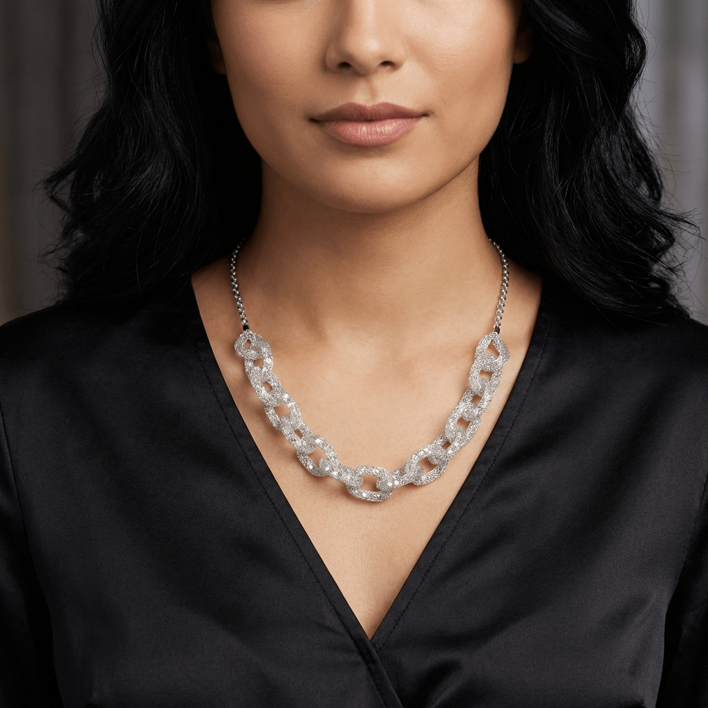 Galaxy Link Necklace - Leila Jewels