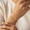 Slim Crystal Chain Bracelet - Leila Jewels