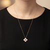 Venetian Flower Pull Necklace - Leila Jewels