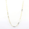 Gold Vermeil Paperclip Chain Necklace - Leila Jewels