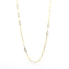Gold Vermeil Paperclip Chain Necklace - Leila Jewels