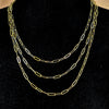 Gold Vermeil Paperclip Chain Necklace - Leila Jewels