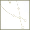 Clover "Y" Necklace - Leila Jewels