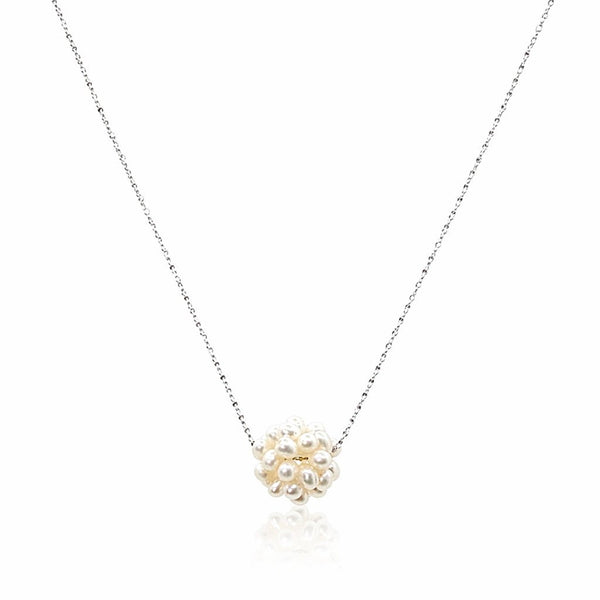 Freshwater Pearl "Snowball" Necklace - Leila Jewels