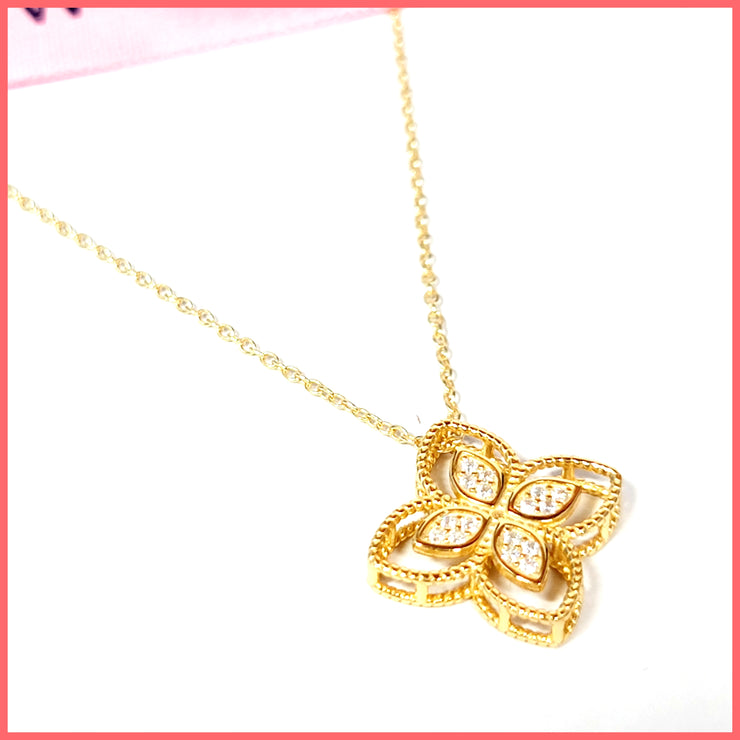Venetian Clover Necklace