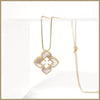 Venetian Flower Pull Necklace - Leila Jewels