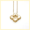 Venetian Flower Pull Necklace - Leila Jewels