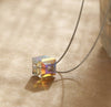 Sugar Cube Crystal Necklace - Leila Jewels