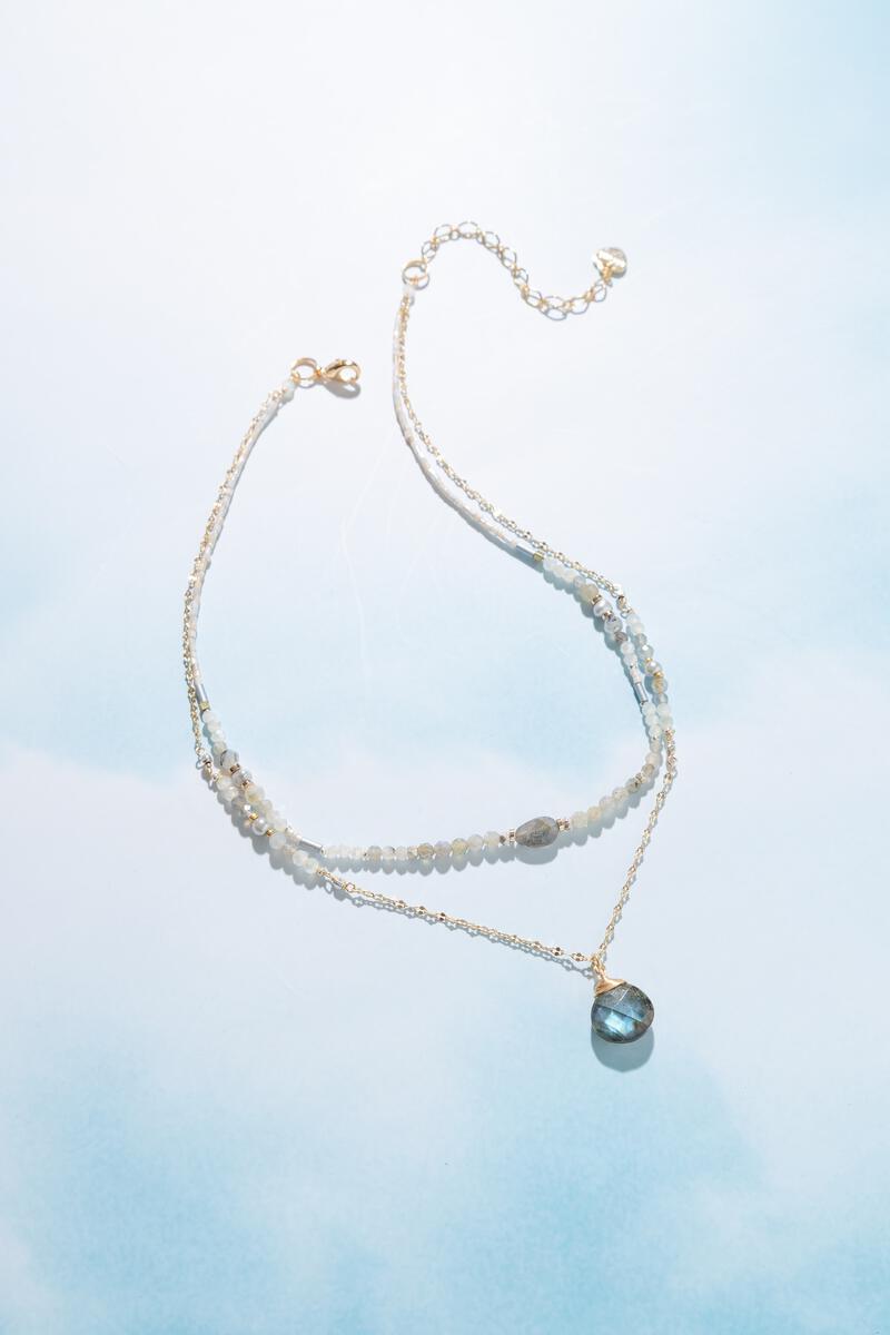 Labradorite Layered Necklace