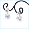 Sterling Double Zirconia Earring - Leila Jewels