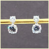 Sterling Double Zirconia Earring - Leila Jewels