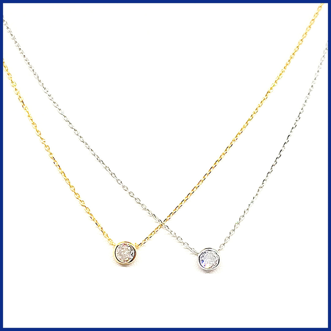 Zirconia Pendant Necklace - Leila Jewels