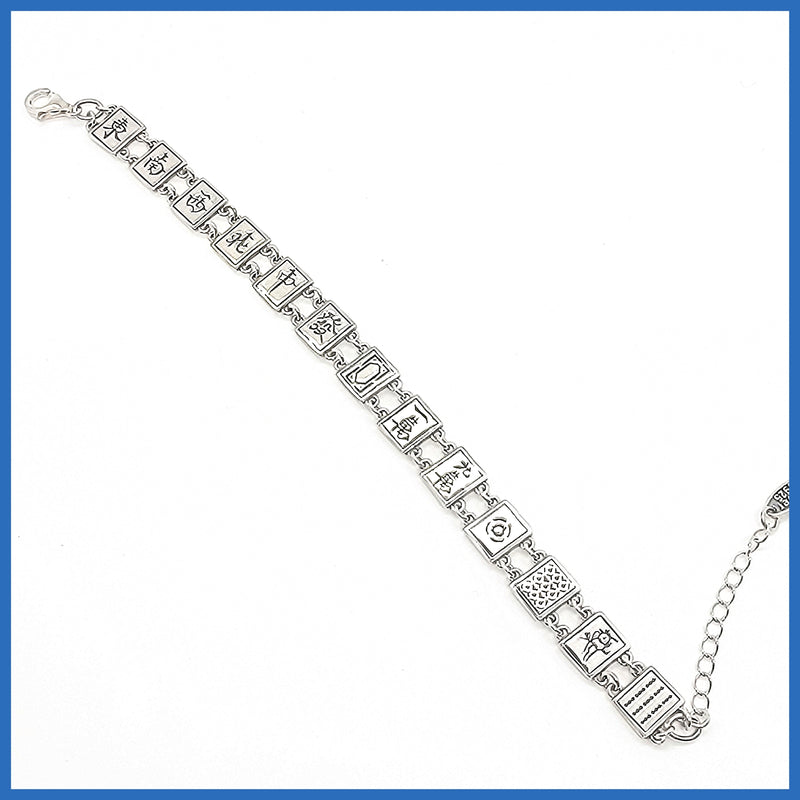 Sterling Silver Mah Jongg Bracelet - Leila Jewels