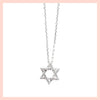 Pavé Star of David Necklace - Leila Jewels