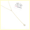 Moonstone "Y" Necklace - Leila Jewels