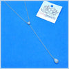 Moonstone "Y" Necklace - Leila Jewels