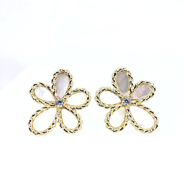 Jasmine Flower Earrings - Leila Jewels