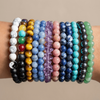 Vibrant Gemstone Bead Bracelet Collection - Leila Jewels