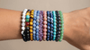 Vibrant Gemstone Bead Bracelet Collection - Leila Jewels