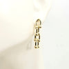 Gold Vermeil Link Drop Earrings - Leila Jewels