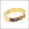 "H" Hinged Cuff - Leila Jewels