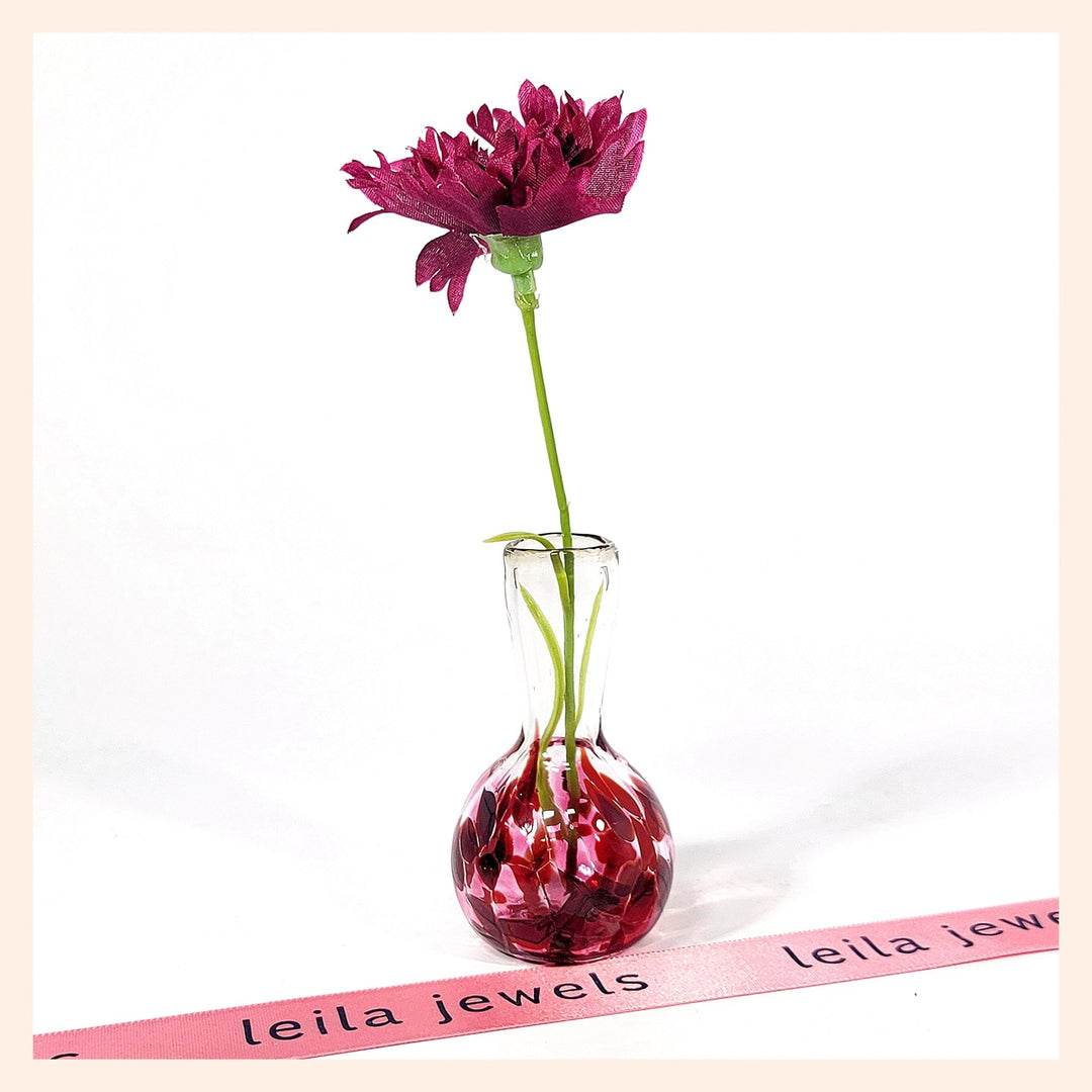 Mom's Little Vase by Henrietta Glass - Leila Jewels