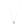 Sterling Silver and Swarovski Pavé Hamsa Necklace - Leila Jewels