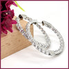 Sparkle Hoop Earrings - Leila Jewels