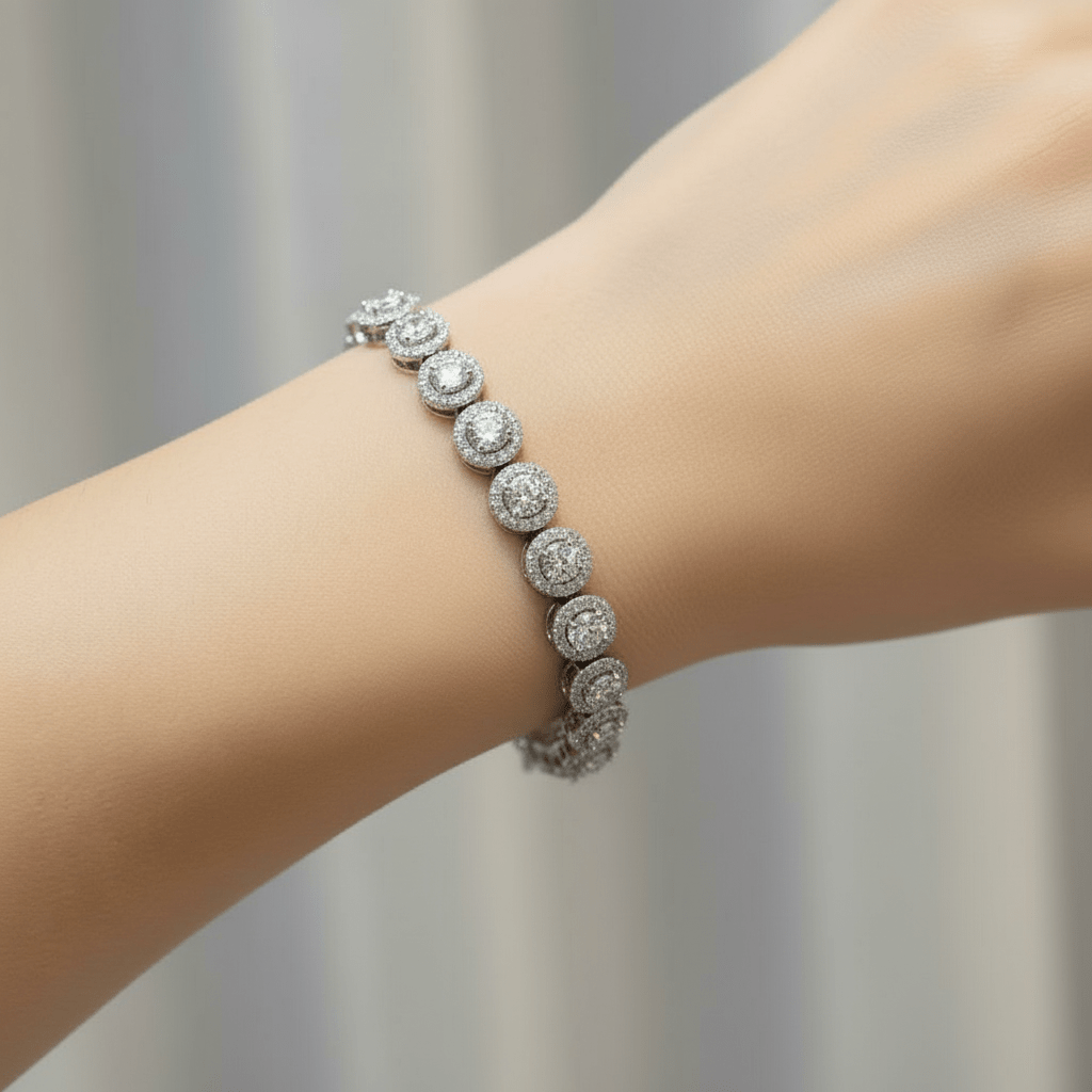 Zirconia Tennis Bracelet - Leila Jewels