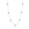 Long Clover Station Necklace - Leila Jewels