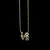 Square Love Star Necklace - Leila Jewels