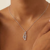 Israel Map Pendant Necklace with Jewish Star - Leila Jewels