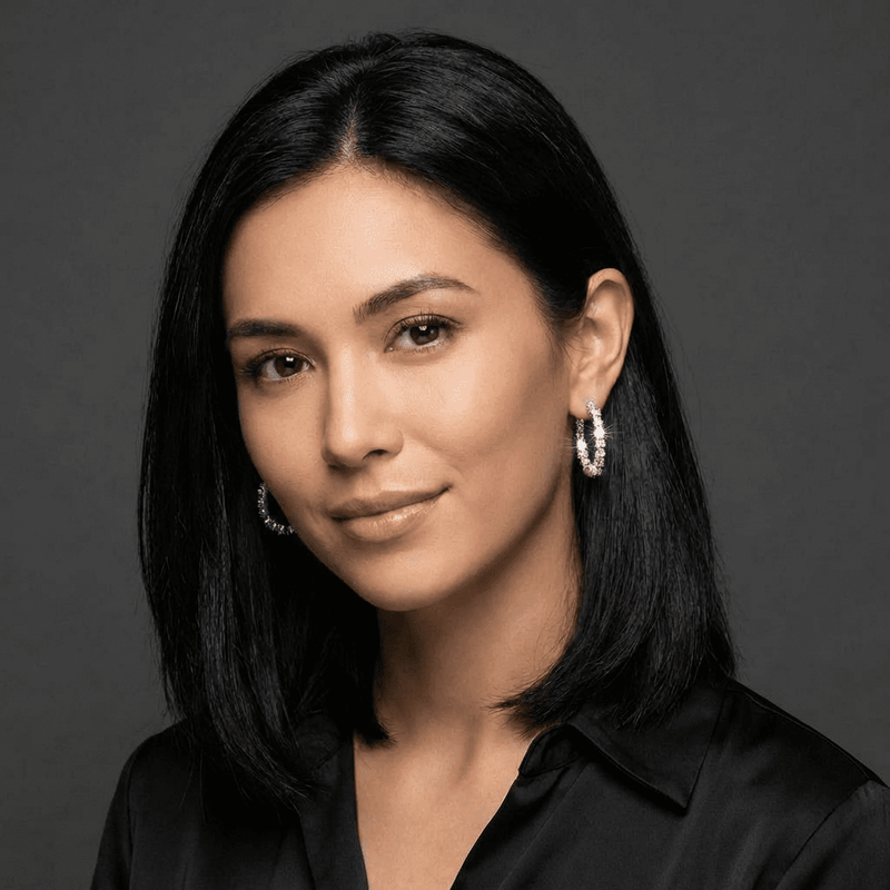 Sparkle Hoop Earrings - Leila Jewels