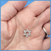 Sterling Pavé Star of David Necklace - Leila Jewels