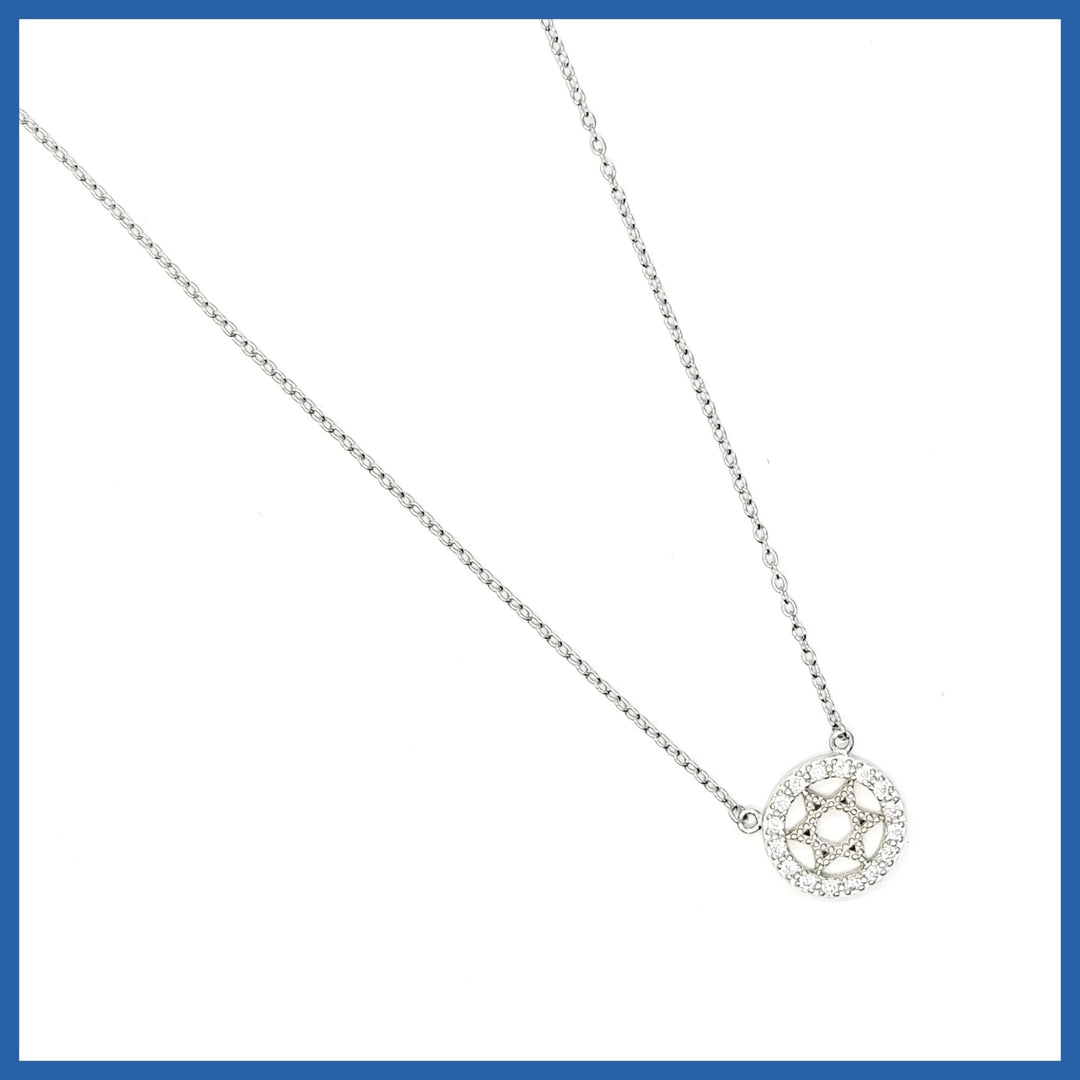 Sterling Star of David Necklace - Leila Jewels