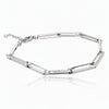 Sterling Pavé Links Bracelet - Leila Jewels