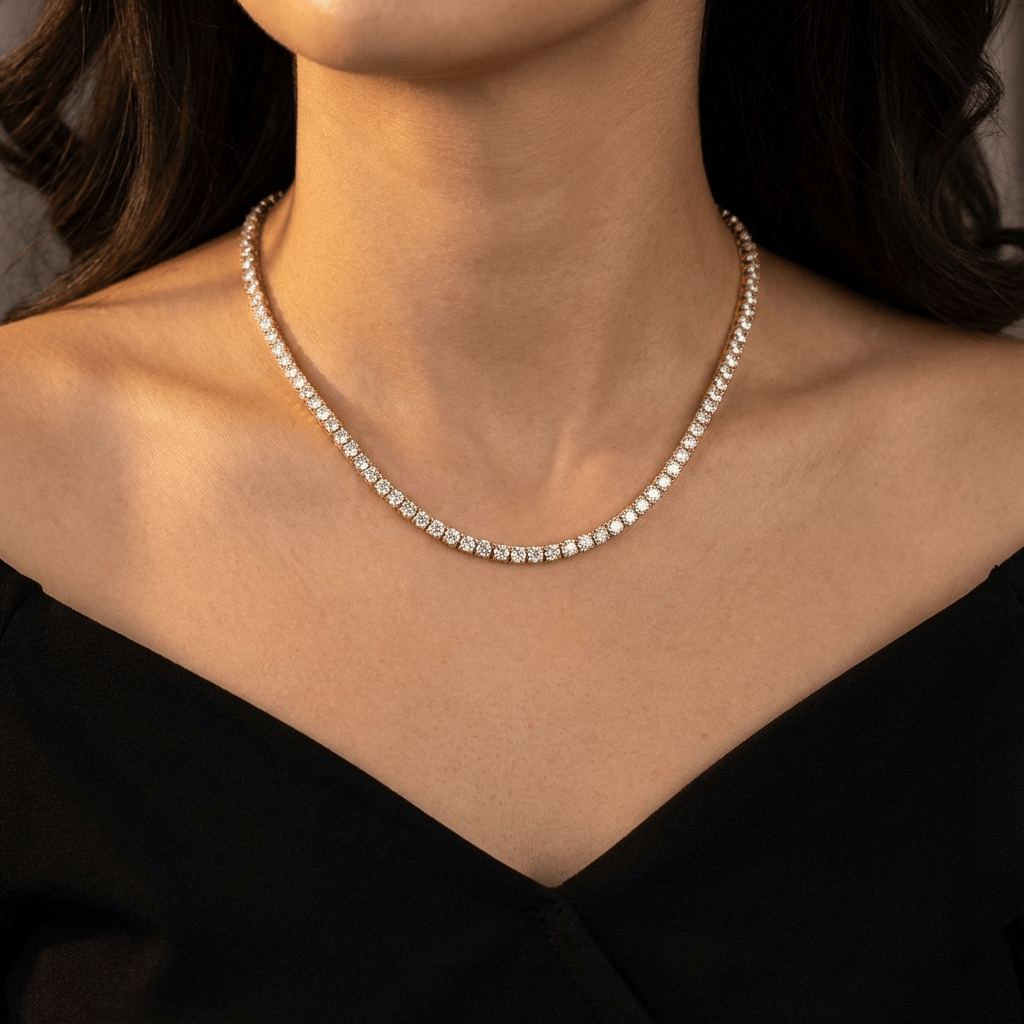 Tennis Necklace - Leila Jewels