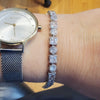 Round/Square Tennis Bracelet - Leila Jewels