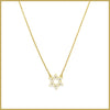 Sterling Pavé Star of David Necklace - Leila Jewels