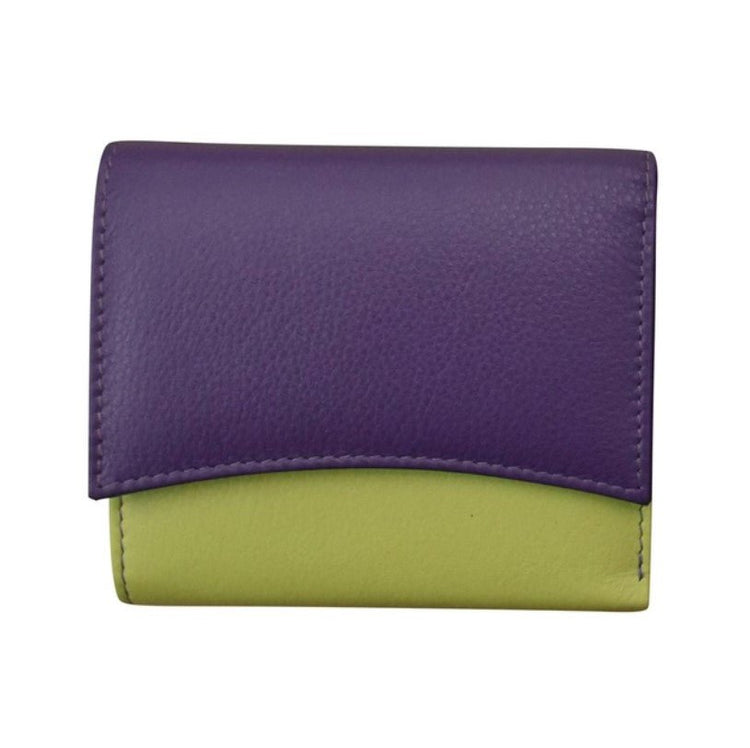 Two - Tone Leather Pocket Wallet - Leila Jewels