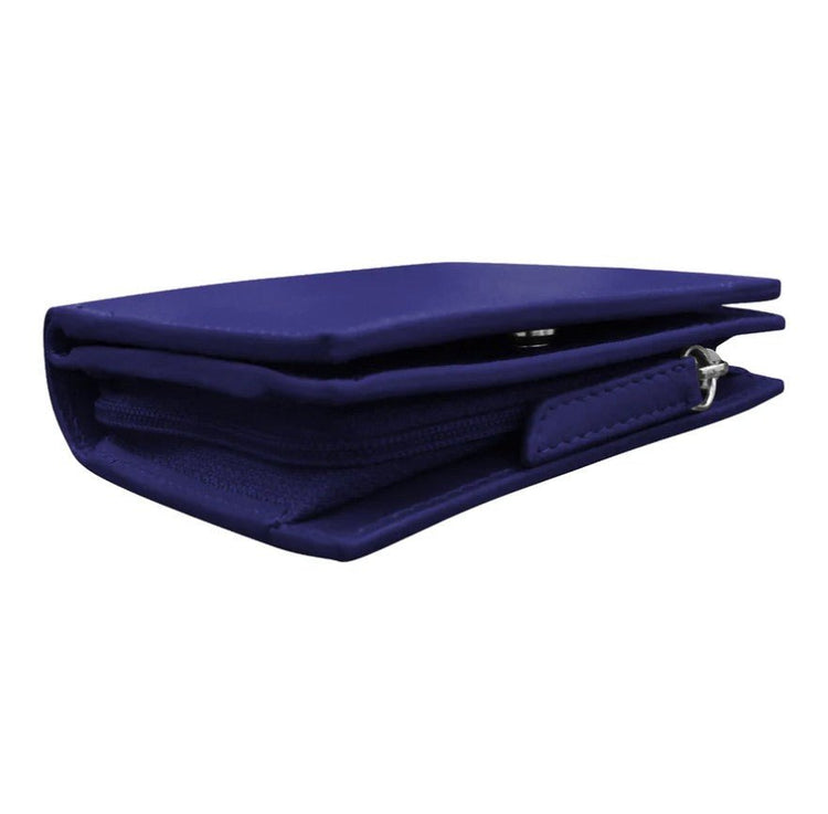 Small Leather Snap Wallet - Leila Jewels